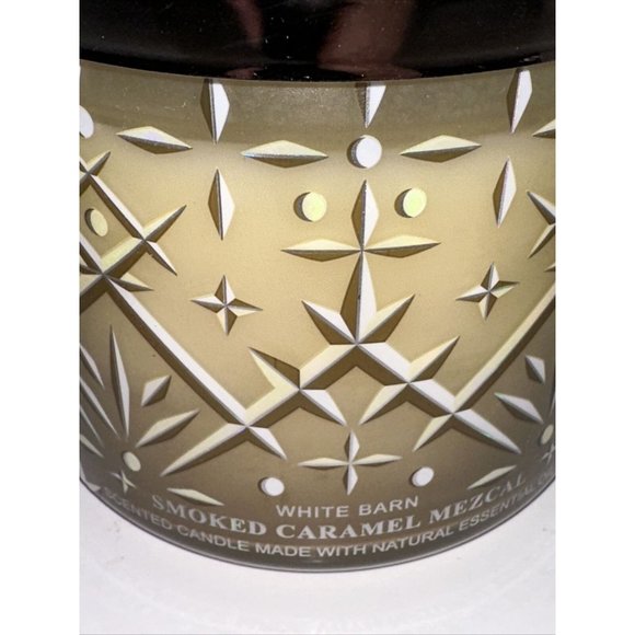 1 Bath & Body Works/ White Barn Smoked Caramel Mezcal 3-Wick Candle 14.5oz NEW - Picture 6 of 14